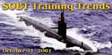 Newsletter banner for the October 2001 edition of SOBT Training Trends.